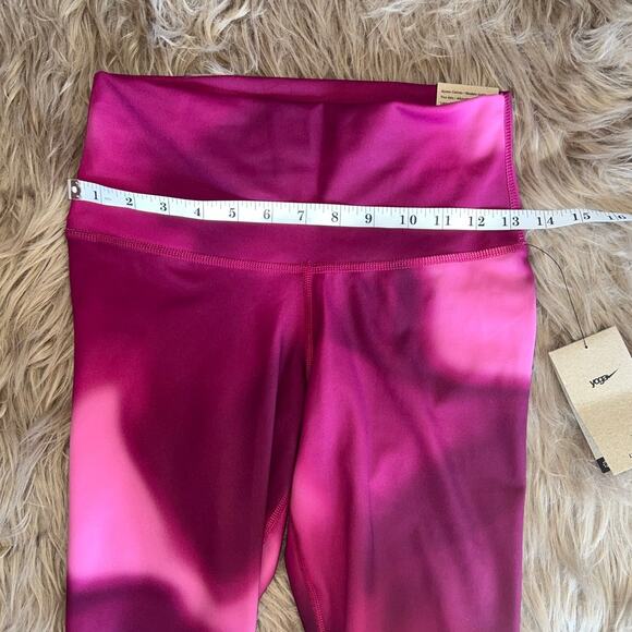 New Nike Yoga women's Dri-Fit High Rise 7/8 Legging Pink size M - Picture 6 of 10